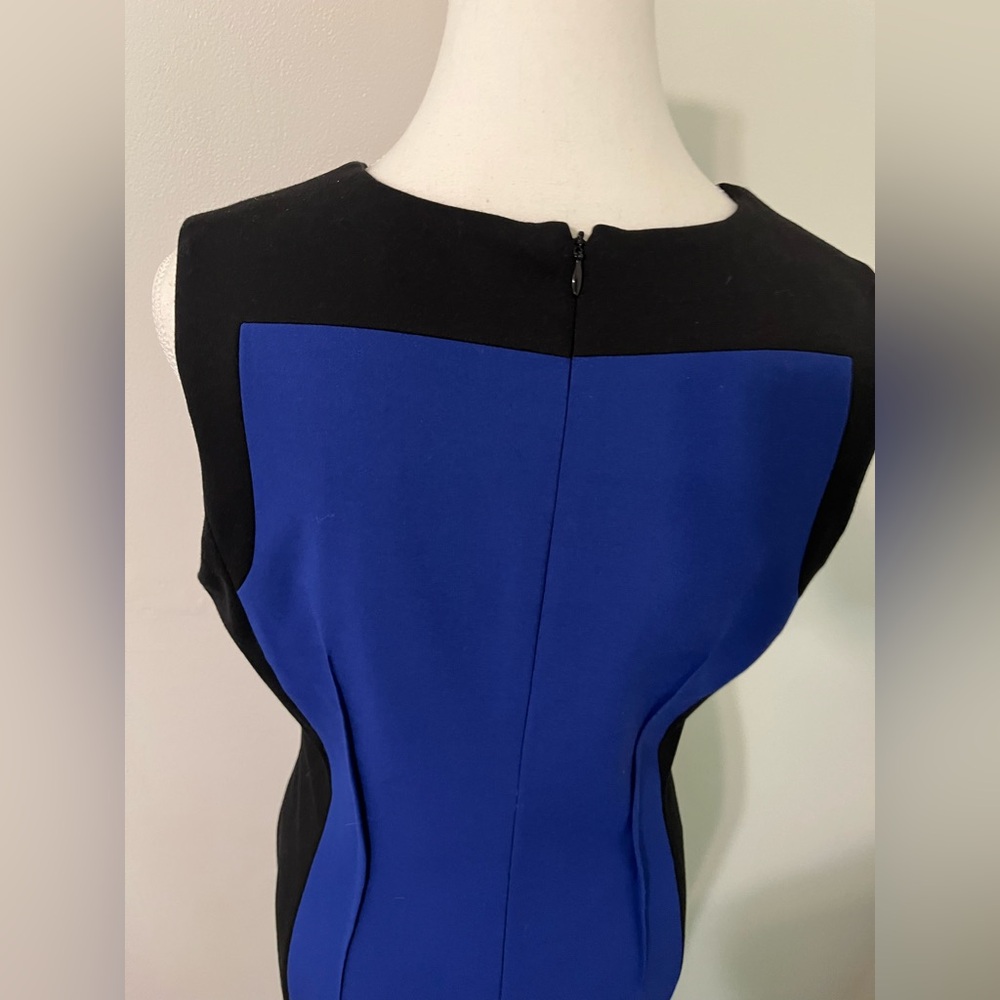 Calvin Klein Midi Dress size 10 Like New Royal Blue - Picture 7 of 14